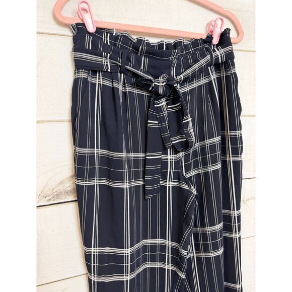 Current Air Pants Size MED Navy With Tie Waist White Stripes - Picture 6 of 6